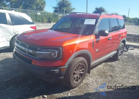 2022 Ford Bronco Sport Big Bend z USA, uszkodzony, nr VIN 3FMCR9B62NRD02790